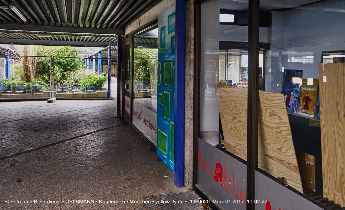 01.03.2017 - die Abrissbaustelle Quiddezentrum in Neuperlach